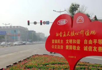 泉州不锈钢雕塑，传承社会主义核心价值观