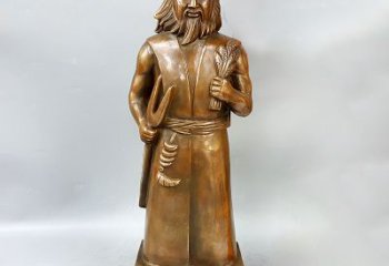 泉州尊贵的神农大帝铜雕塑