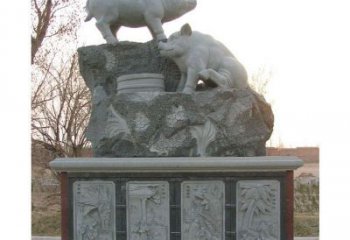 泉州十二生肖猪石雕——质地原生态传承千年文化