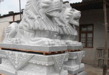 泉州港币狮子雕塑，华丽展现华夏气势