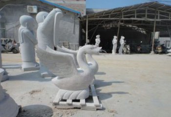 泉州中领雕塑：独具特色的天鹅喷水雕塑