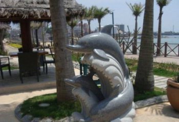 泉州海豚雕塑，让海洋之声带给你温暖