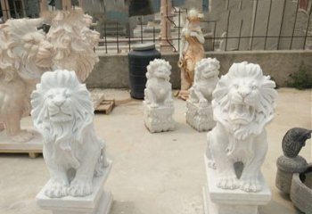 泉州传承欧式历史的狮子雕塑