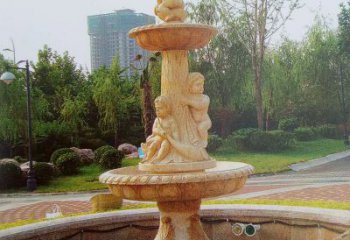 泉州石雕喷泉龙头——美观优雅的水景定制