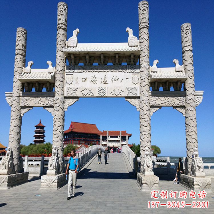 泉州无楼三门石牌坊
