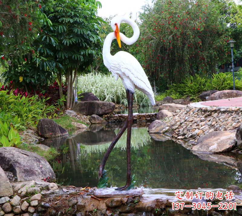 泉州仙鹤雕塑摆件