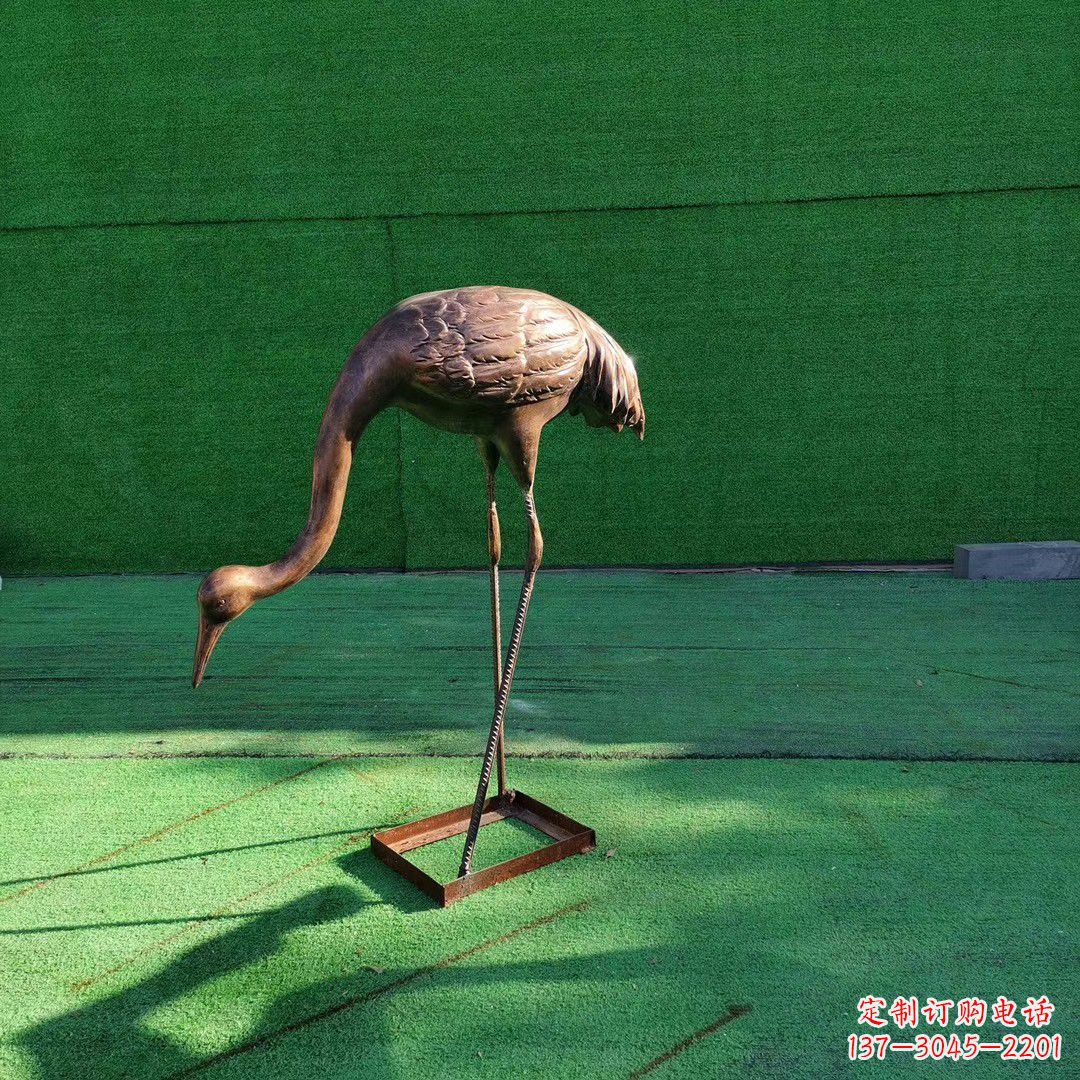 泉州仙鹤拉鼓铜雕塑