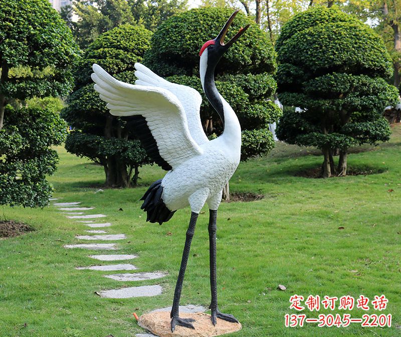 泉州仙鹤金属雕塑