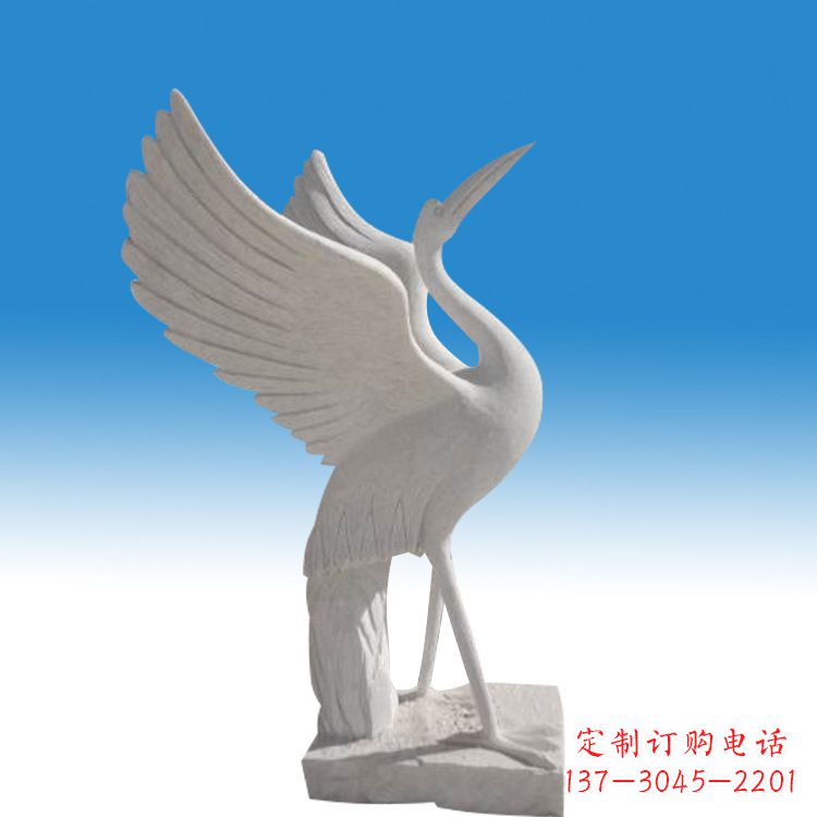 泉州仙鹤砂岩雕塑