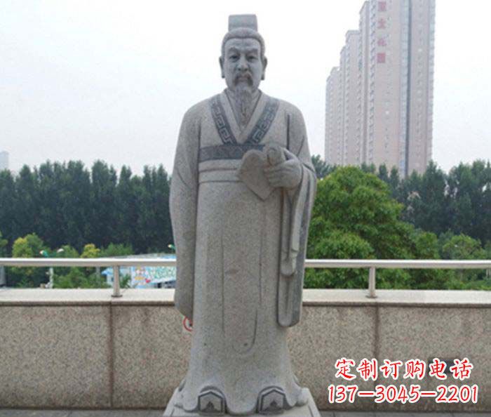 泉州先秦法家代表人物商鞅石雕