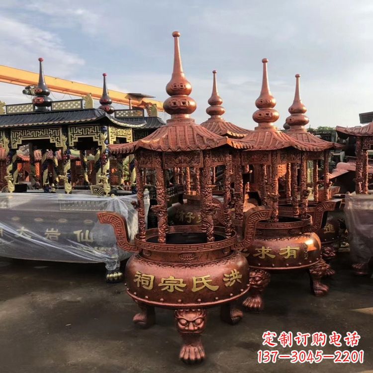 泉州香炉铜雕