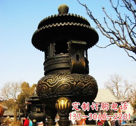 泉州香炉铜雕塑