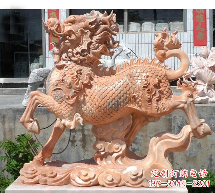 泉州祥云麒麟石雕