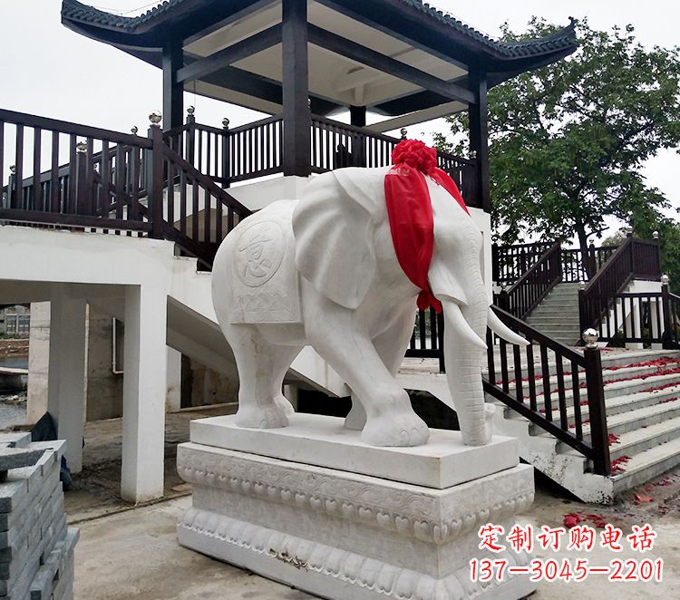 泉州小孩大象石雕