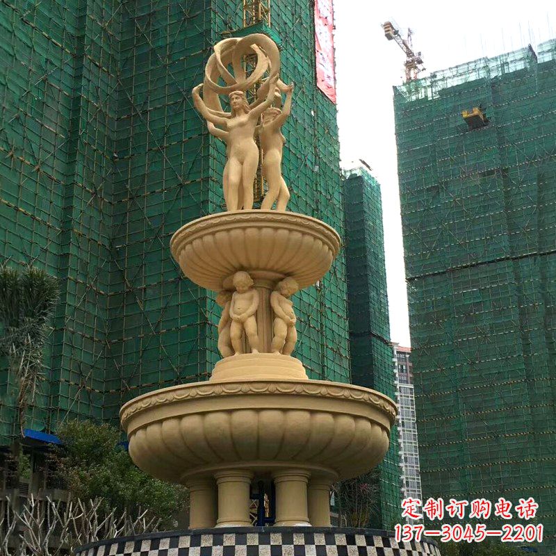 泉州小区大型欧式人物景观喷泉