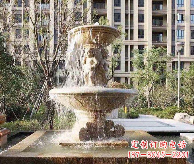 泉州小区景观欧式喷泉石雕 (3)