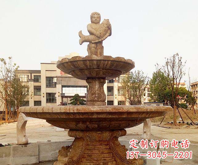 泉州小区景观欧式喷泉石雕