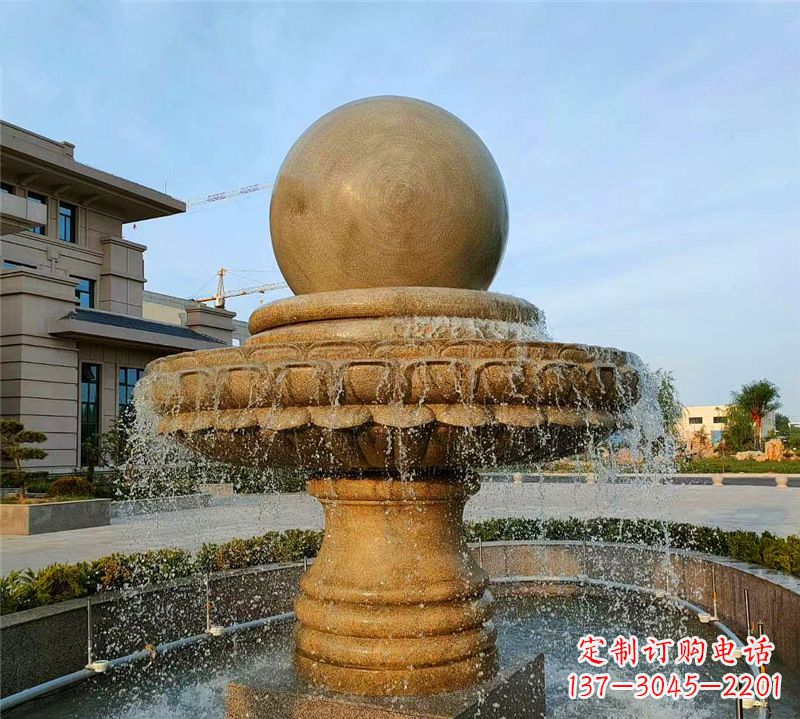 泉州小区石喷泉雕塑
