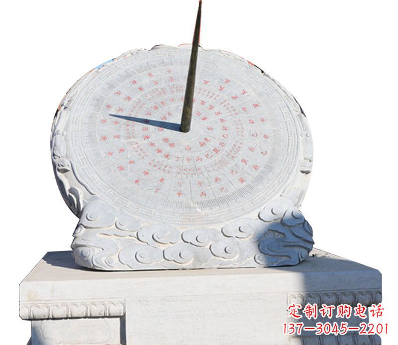 泉州校园大理石日晷景观石雕 (3)