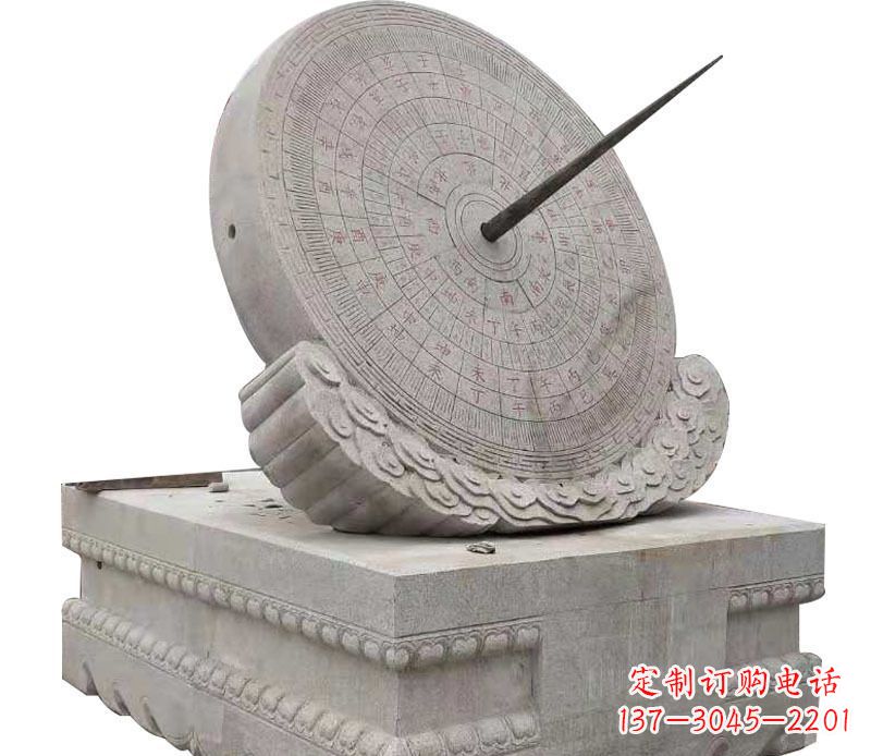 泉州校园大理石日晷景观石雕 (2)