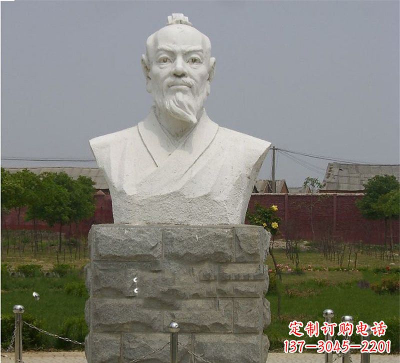 泉州校园大理石张衡雕塑