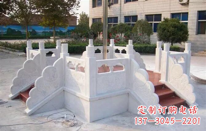 泉州校园汉白玉升旗台