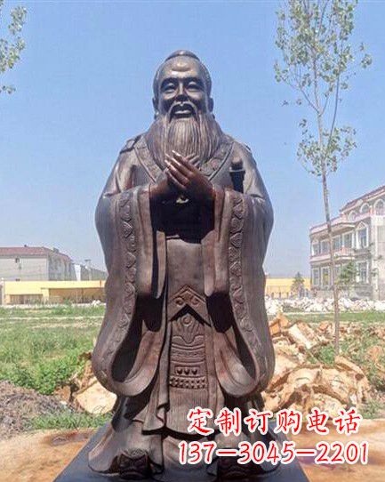 泉州校园孔子雕像 (2)