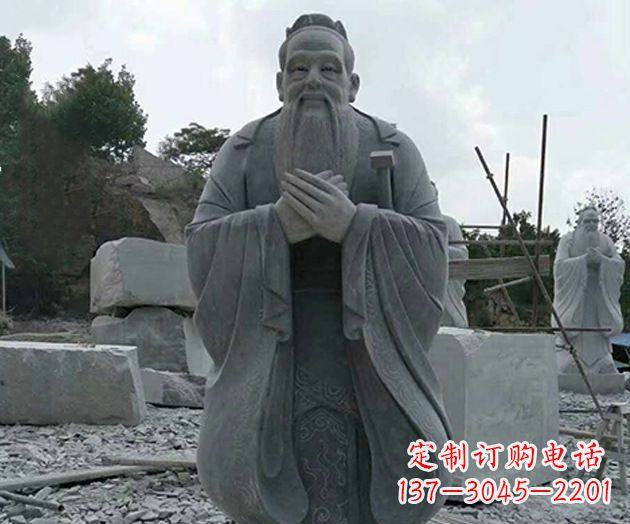 泉州校园孔子人物石雕