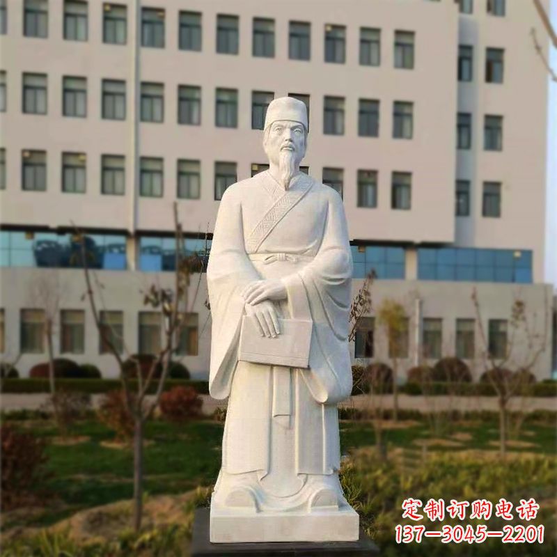 泉州校园名人汉白玉雕塑医院医学院古代著名人物雕像