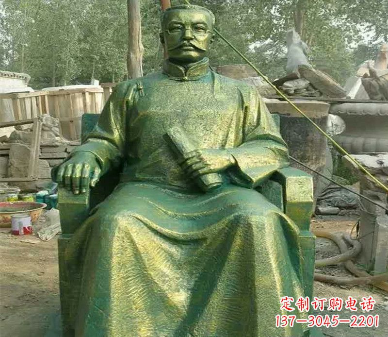 泉州校园名人李大钊铜雕