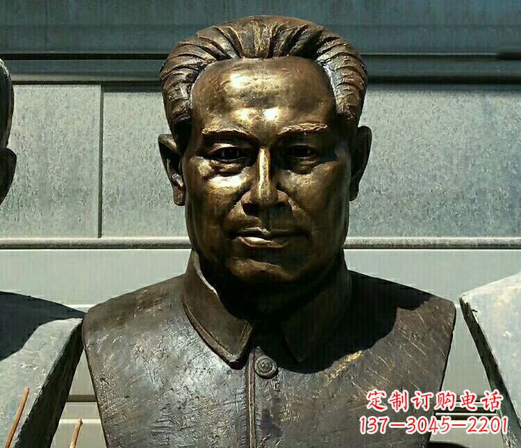 泉州校园周恩来胸像铜雕