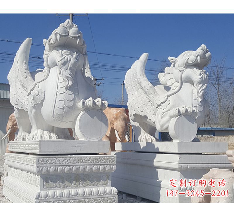 泉州獬豸法院门口神兽石雕