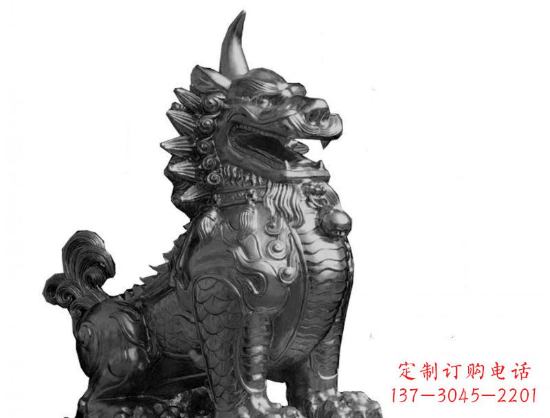 泉州獬豸法院景观铜雕