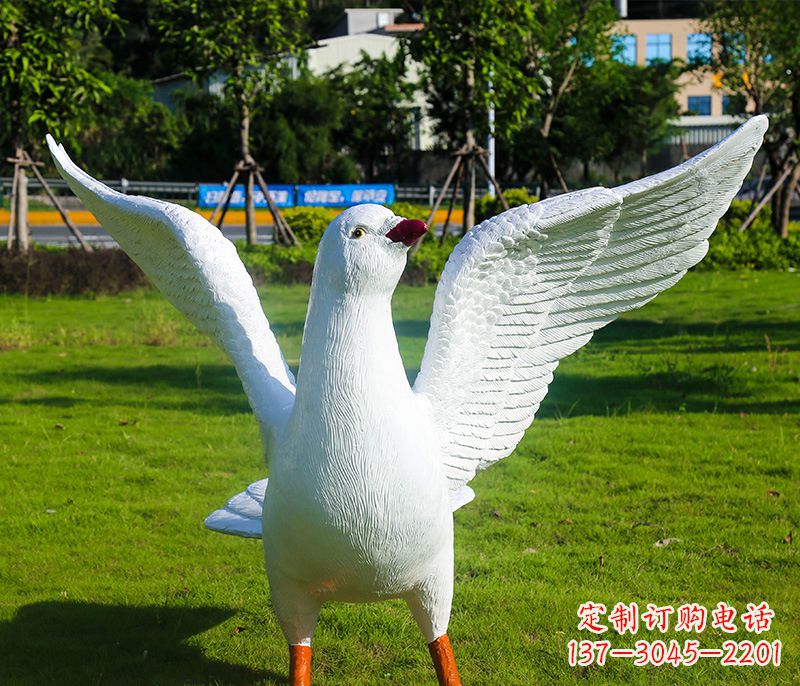 泉州新县和平鸽雕塑