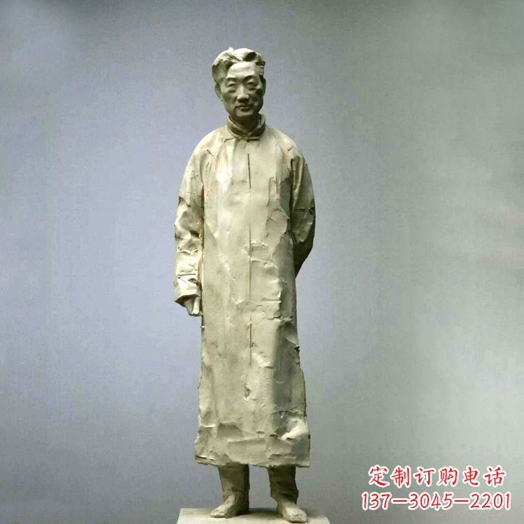 泉州徐悲鸿雕塑像石雕历史名人雕像