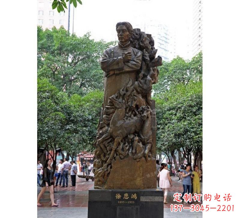 泉州徐悲鸿铜雕