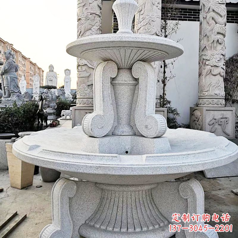 泉州许愿池喷泉 石雕