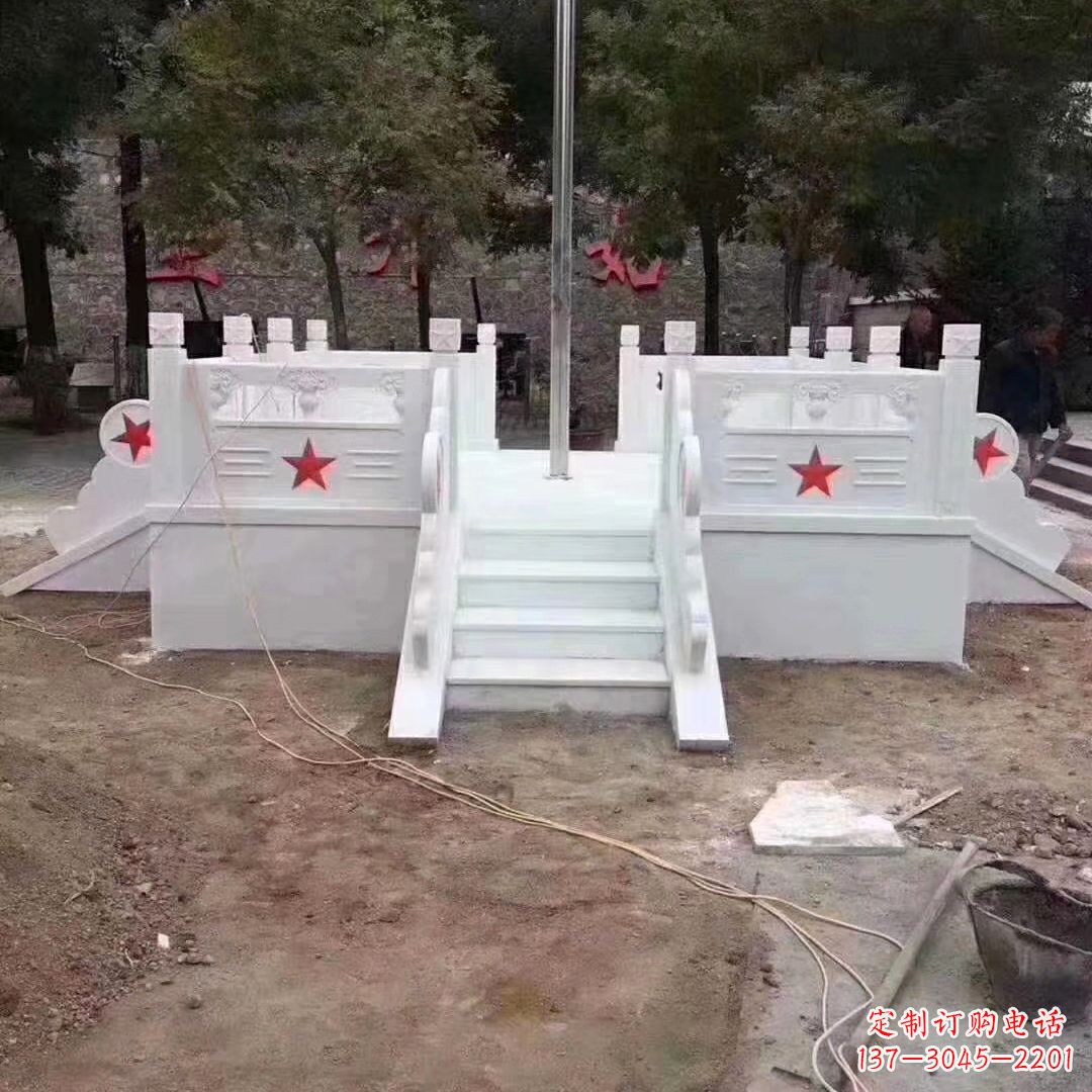 泉州学校校园升国旗台