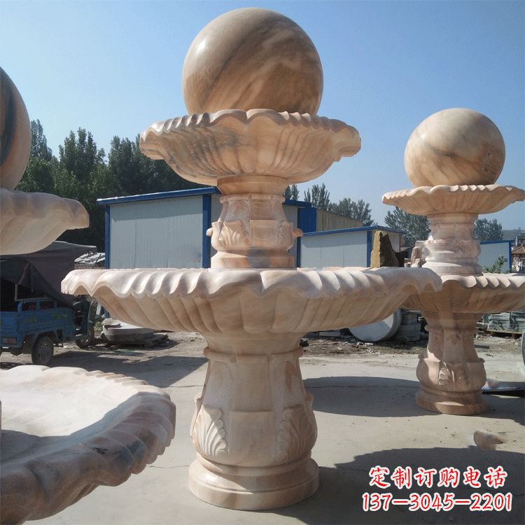 泉州一米的喷泉石雕