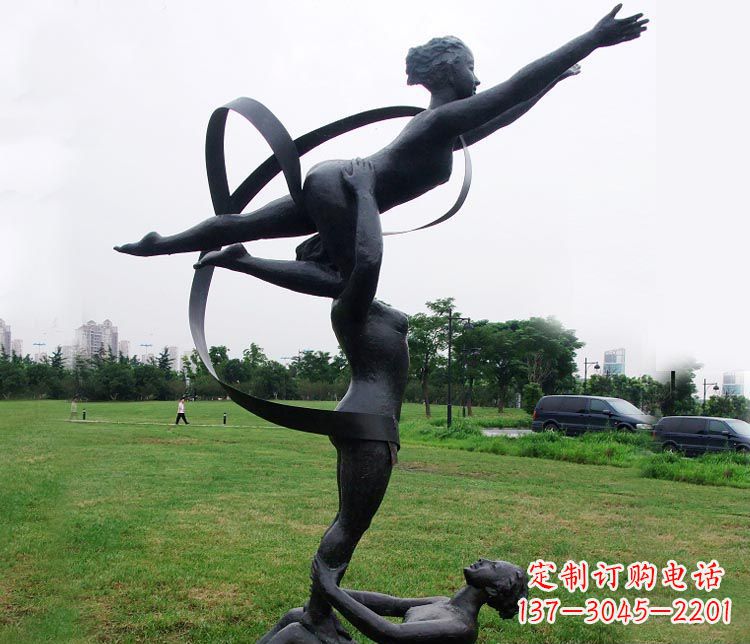 泉州艺术体操运动员雕塑