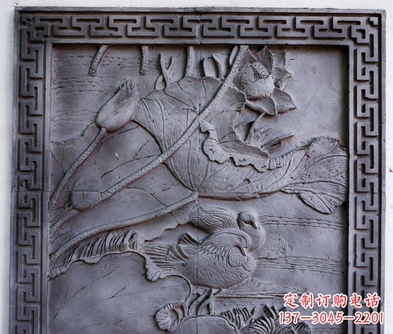 泉州鸳鸯青石浮雕