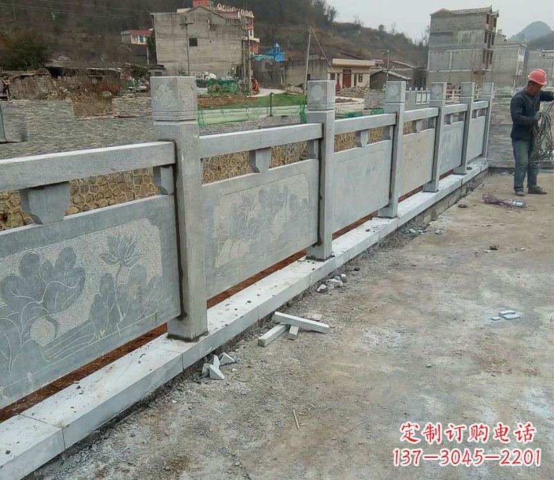 泉州园林仿古石栏板景观石雕 (5)