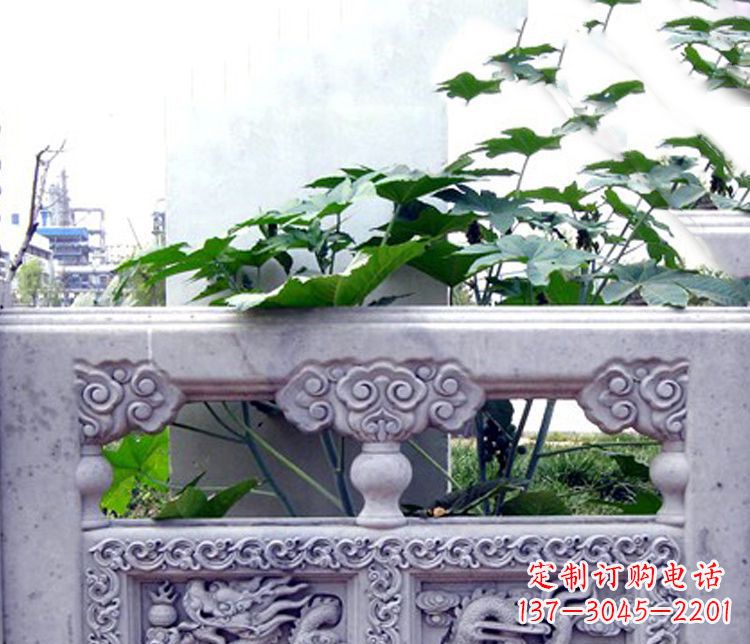 泉州园林仿古石栏板景观石雕 (6)