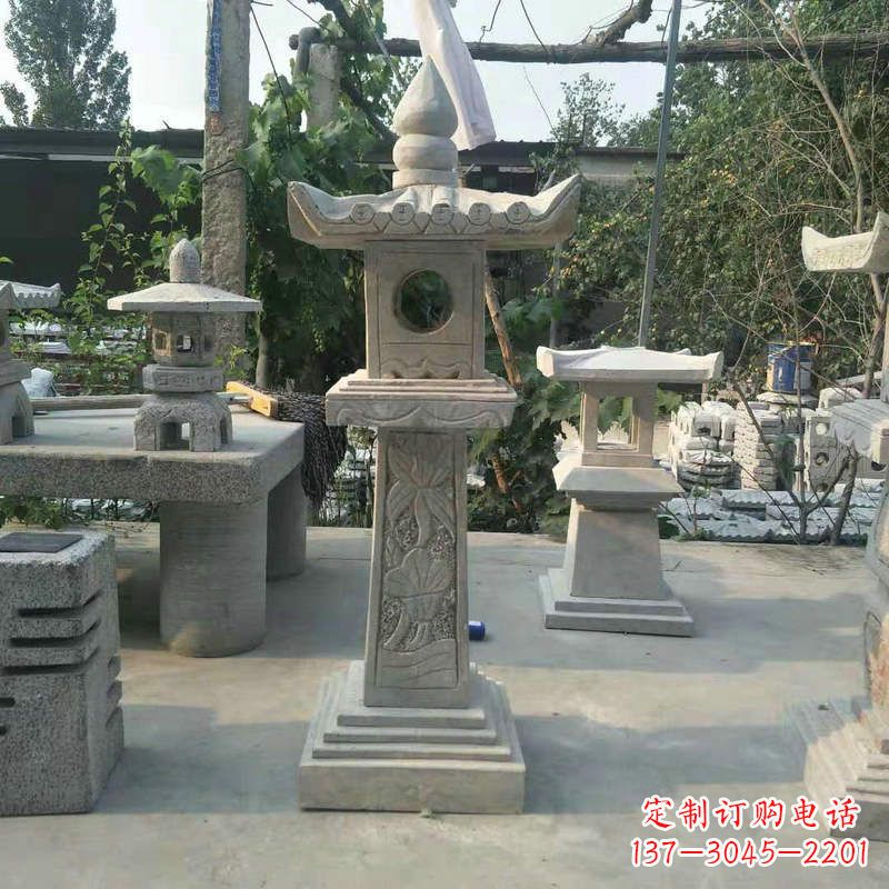 泉州园林仿古做旧中式石灯
