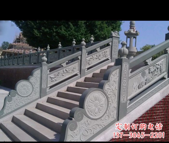 泉州园林景观大理石栏板雕塑 (4)