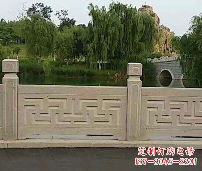 泉州园林景观大理石栏板石雕 (4)