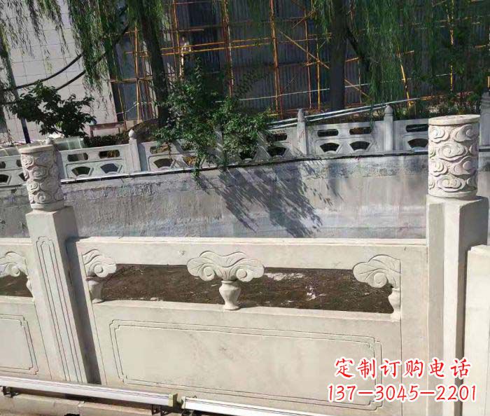 泉州园林景观大理石栏板石雕 (6)