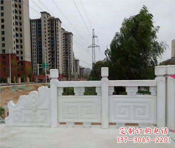 泉州园林景观大理石栏板石雕 (5)