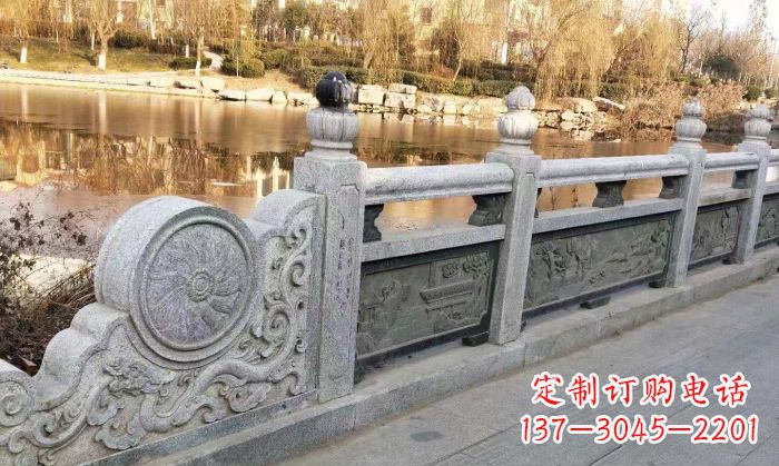 泉州园林景观大理石栏板石雕 (10)