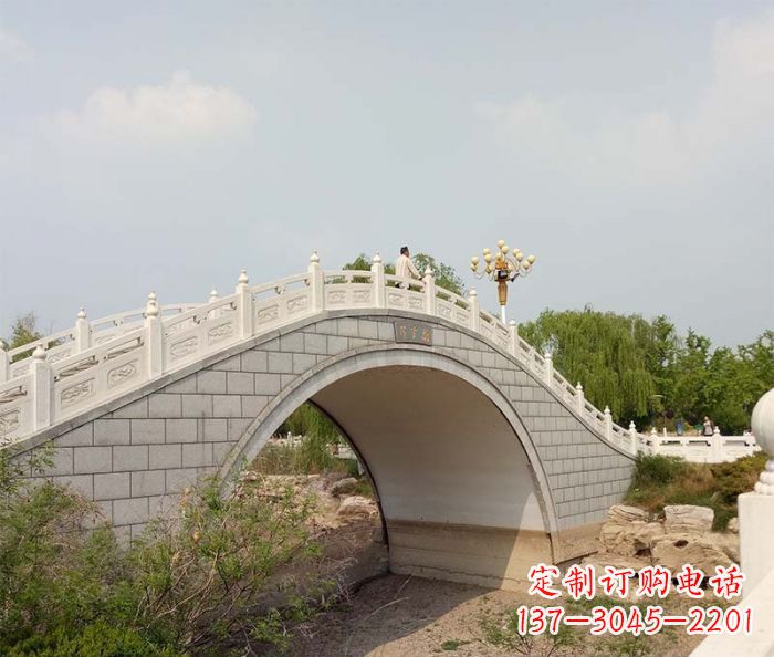 泉州园林景观大理石桥栏板石雕 (6)
